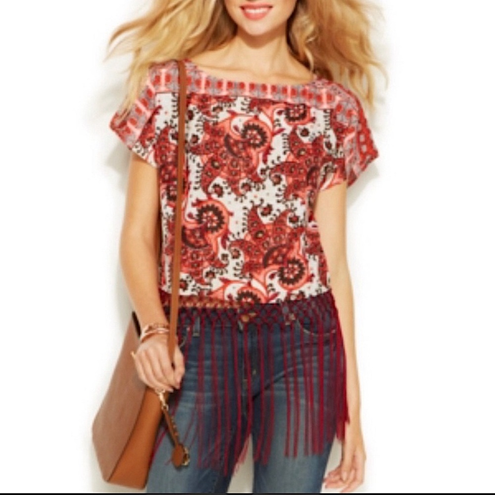 Michael Kors Fringe Top - Picture 2 of 2